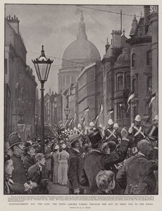 Reinforcements for the Cape, the Ninth Lancers Passing Through the City on Their Way to the Docks